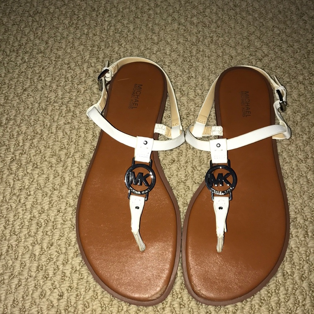 Michael Kors White Sandals
